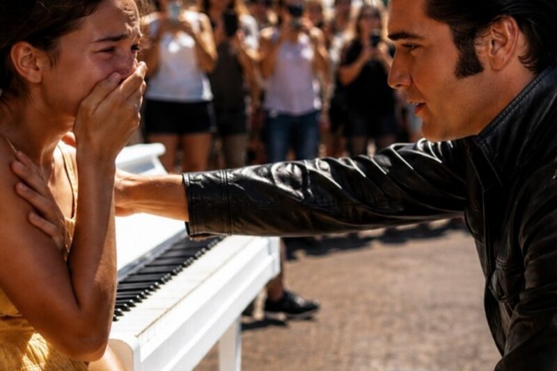 ELVIS PRESLEY STOPPED FOR A GIRL SELLING HER DEAD FATHER’S PIANO… Then THIS Happened” D