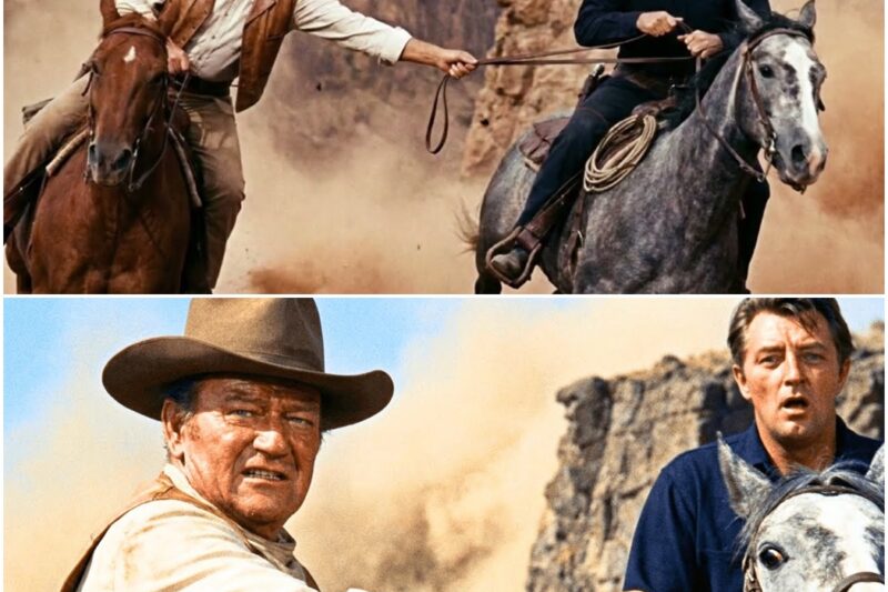 John Wayne Threw Away a Perfect Take When Mitchum’s Horse Started Running — Here’s Why D