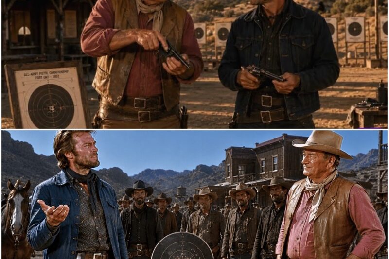 Clint Eastwood Mocked John Wayne’s Shooting Skills — Then ‘The Duke’ Did THIS D