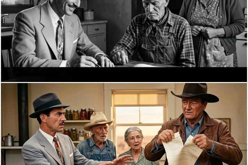 John Wayne Caught An Oil Man Cheating An Old Rancher In Texas 1959 — Then He Tore Up The Contract D