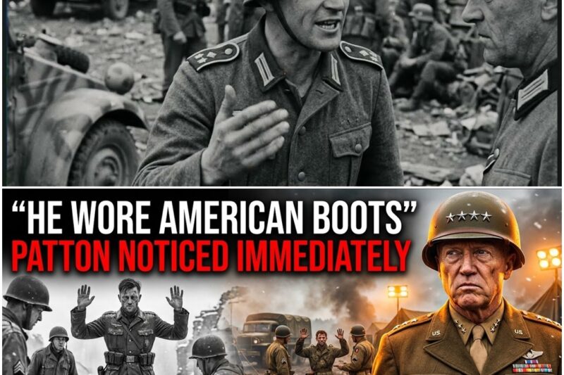 The Sniper Surrendered Wearing U.S. Boots — Patton Saw the Problem Instantly D