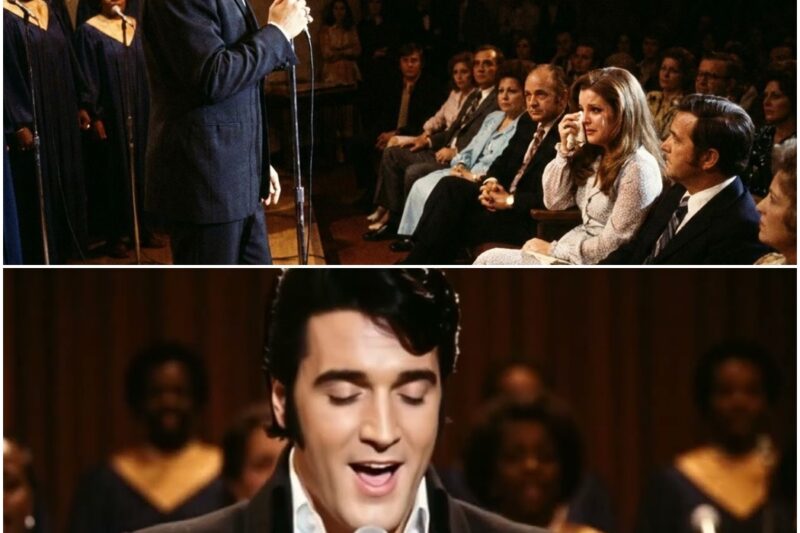 Elvis dedicated his final gospel to Lisa Marie — her tears stopped the music cold D
