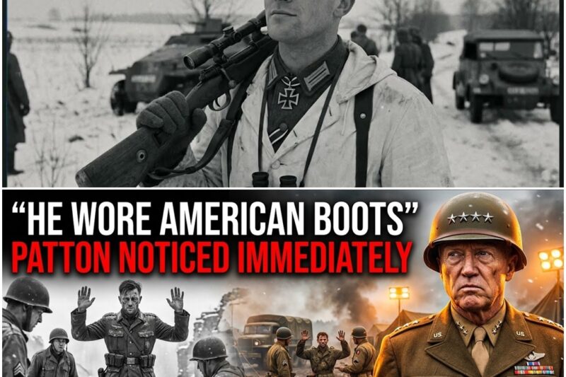 The Sniper Surrendered Wearing U.S. Boots — Patton Saw the Problem Instantly D