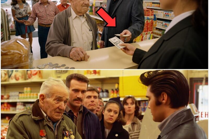 War Hero Counted Coins for Bread — What Elvis Did Next Left the Entire Store Silent D