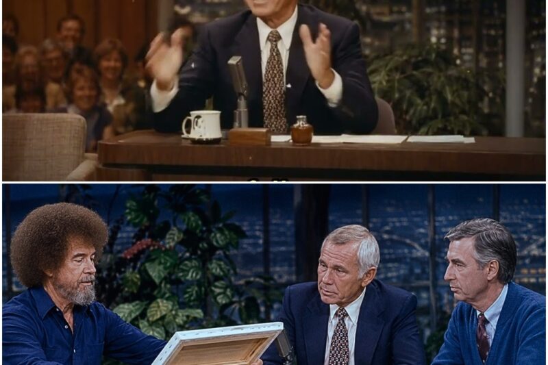 Bob Ross HANDED Mr. Rogers A PAINTING Live On TV — When He Saw What Was Hidden Inside HE FROZE D