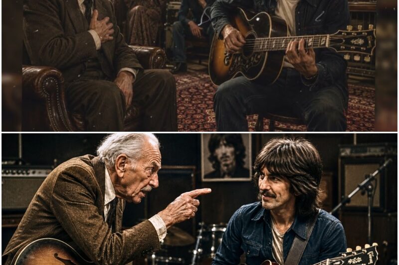 82 Year Old Guitar Legend BET George Harrison He Couldn’t Play This Riff — 5 Minutes Later He Was.. D