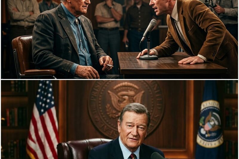 A Reporter Tried to Embarrass John Wayne Live His 3Word Answer Silenced the Entire D