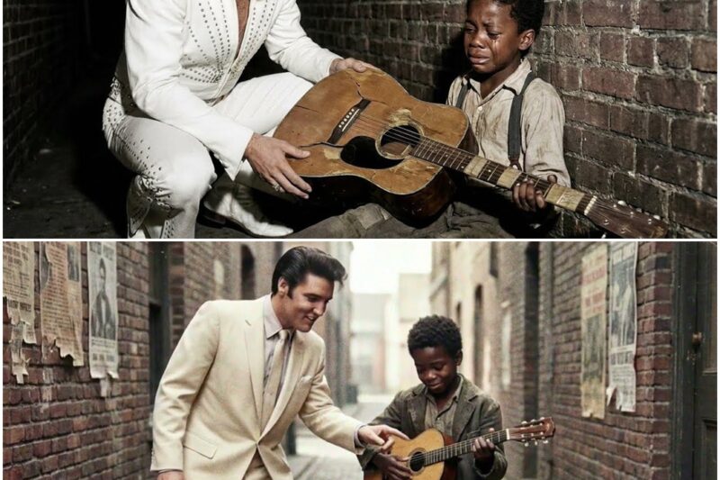 Elvis Heard A Young Black Boy Playing “Love Me Tender” on a Cracked Guitar — What Happened Next D