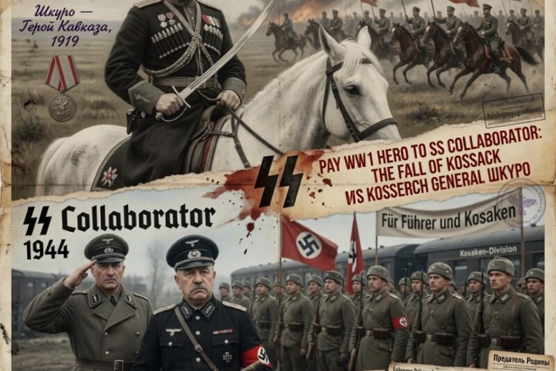 From Imperial Valor to Nazi Infamy: The Tragic Descent and Brutal Betrayal of General Andrei Shkuro