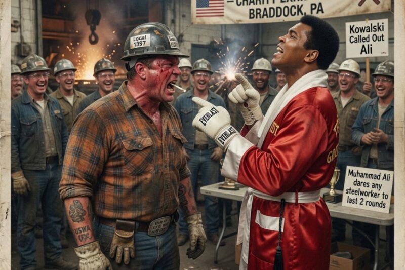 The Reckoning at the Steelworks: When One Man’s Arrogance Challenged the Greatest of All Time