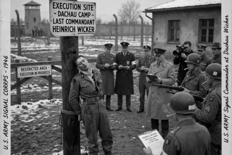 The Echo of the Last Command: The Hidden Finality of Dachau’s Heinrich Wicker