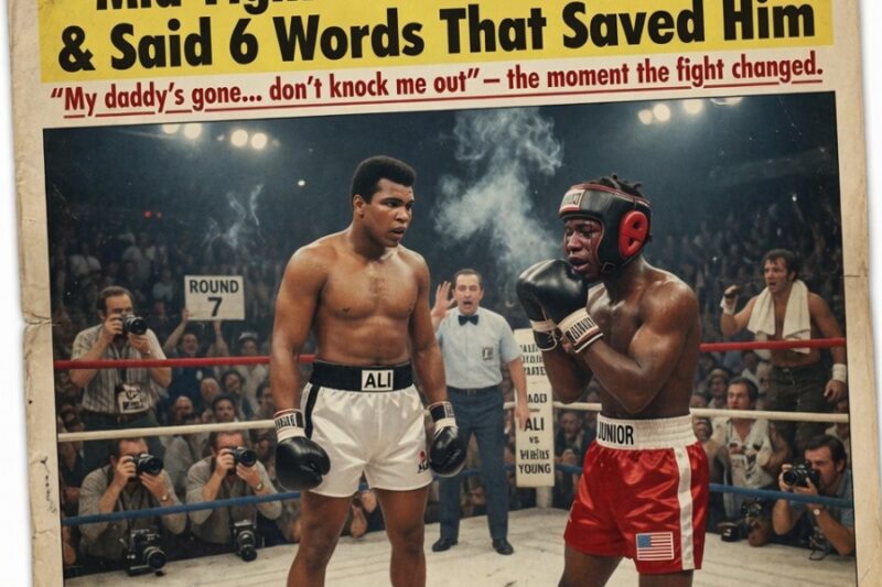 When Muhammad Ali Stopped Mid-Fight Because A Crying Boxer Said Six Words About His Dying Father