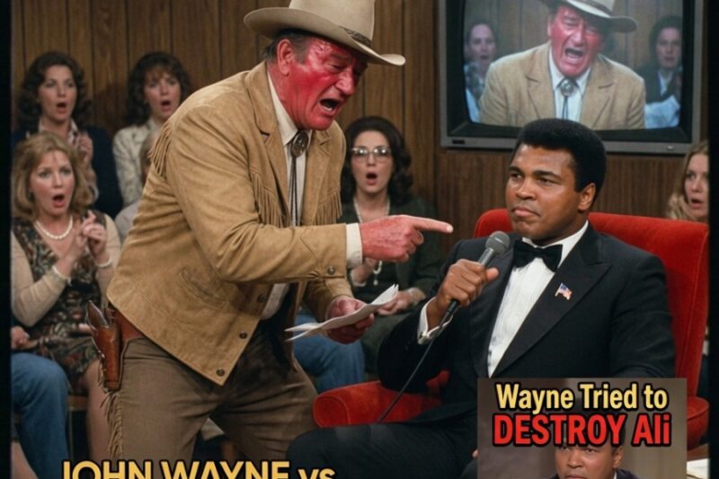When John Wayne Tried to Destroy Muhammad Ali on Live TV Only to Cry and Beg Forgiveness