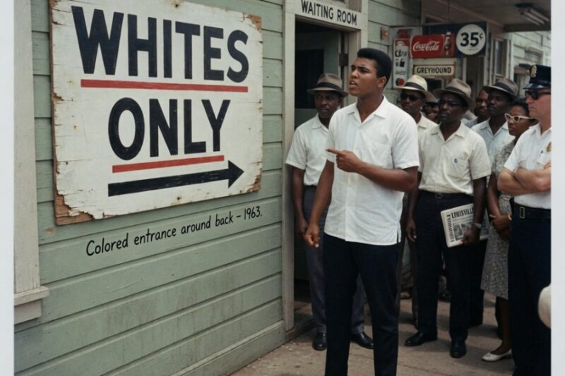 When Muhammad Ali Confronted a “Whites Only” Sign, the World Watched a Champion Make Unforgettable History
