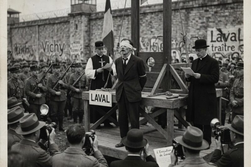 The Final Reckoning of Prime Minister Pierre Laval: The Execution of France’s Most Hated Nazi Collaborator