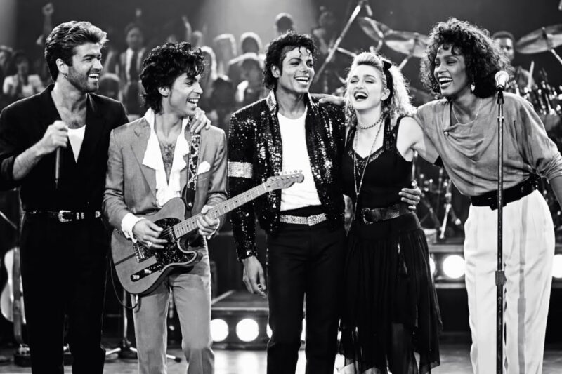 Michael Jackson, Prince, Madonna, Whitney & George Michael — United for a Charity Night