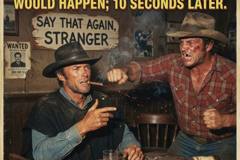 Clint Eastwood Says Western Fighting Tougher — Unaware What Would Happen; 10 seconds later