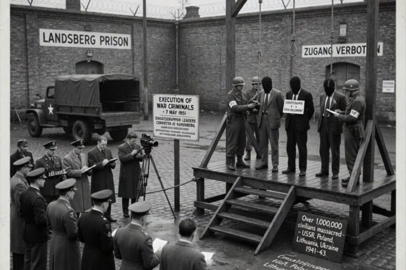 The 1951 Landsberg Prison Executions: Justice for the Nazi Einsatzgruppen Who Massacred Over One Million Civilians