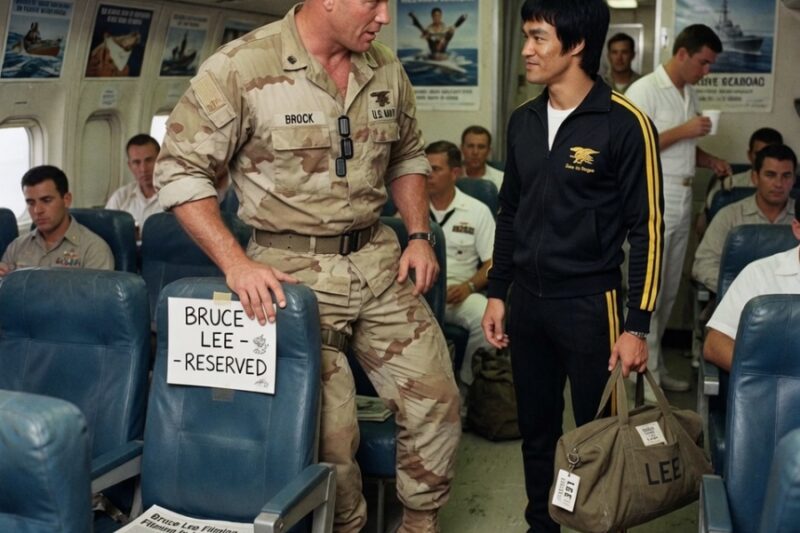 The Unbelievable Moment a Giant 440-Pound Navy SEAL Stole Bruce Lee’s Seat Then Quietly Surrendered It