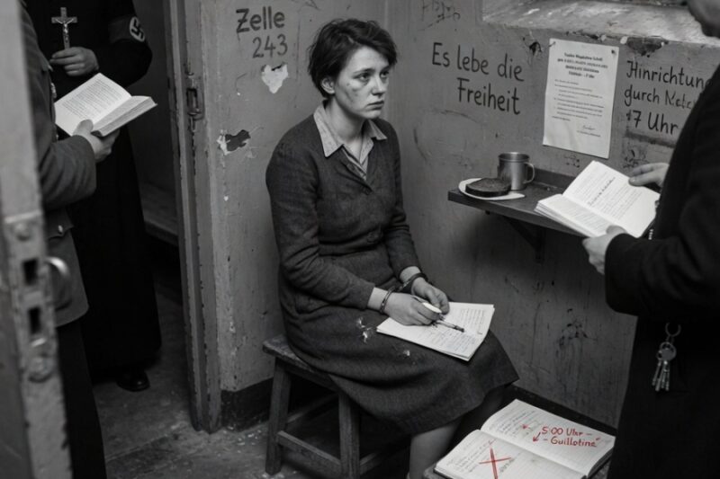 The Silent Courage: Sophie Scholl’s Final Hours and the Unwavering Flame of Resistance