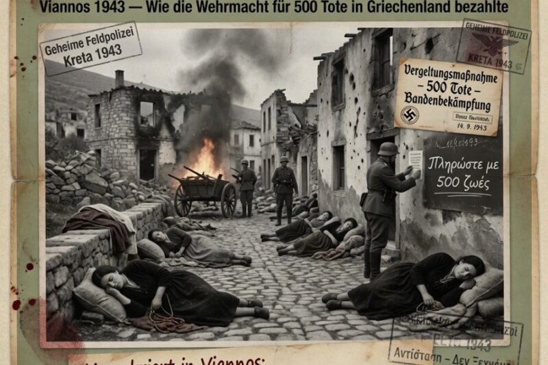 The Silent Debt of Viannos: How the Wehrmacht Faced Reckoning for the 500 Lost Souls of Crete