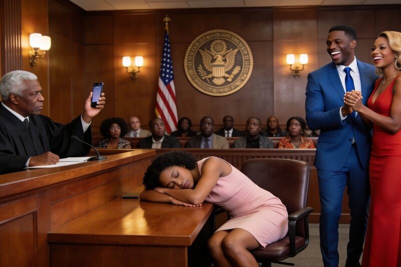 She Passes Out In Court — Mistress Smiles Until The Judge Plays The Hidden Recording…