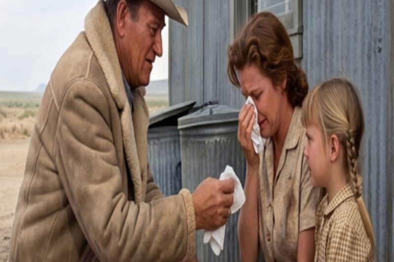 A Waitress Told Her Kids She Was Fired. Seconds Later, John Wayne Made the Whole Route 66 Shocked!