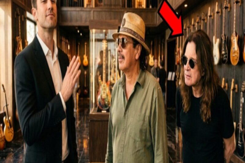 He Told Carlos Santana to Try the “Starter Guitars” — But Ozzy Osbourne Was Standing Right There