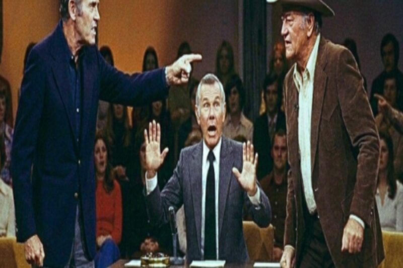 John Wayne and Henry Fonda EXPLODED On Carson’s Stage — The Vietnam FIGHT No One Saw Coming