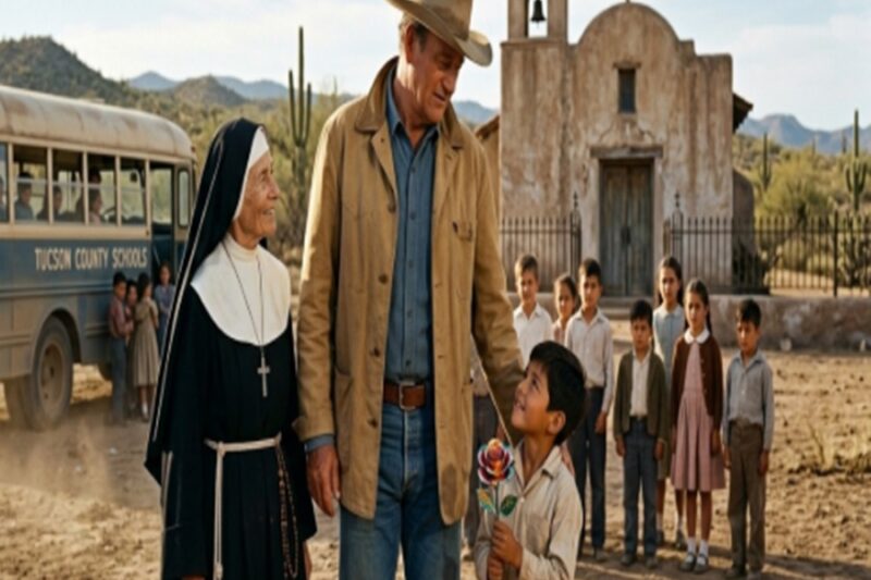 John Wayne Saw Forty Orphans About To Be Given Away In Tucson 1957 — Then He Bought Their Home