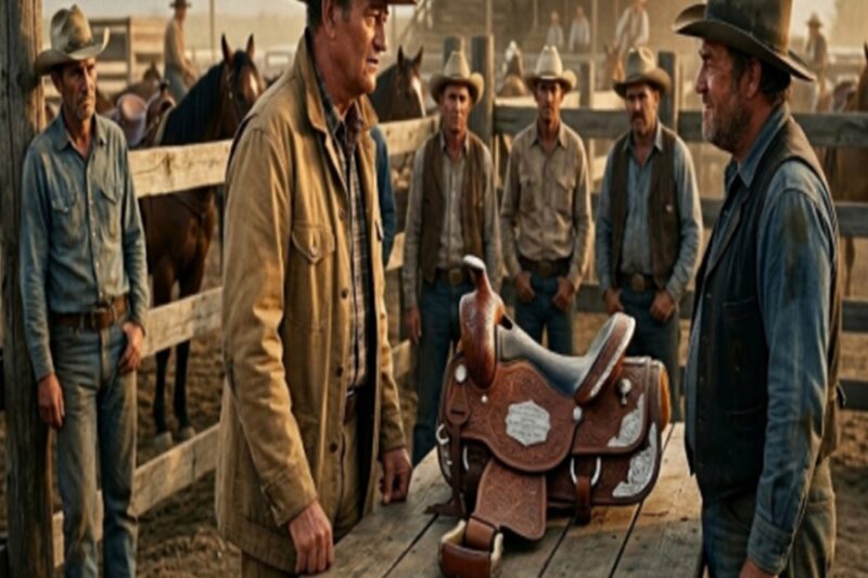 John Wayne Saw A Broke Rodeo Champion Sell His Saddle In Prescott 1957 — Then He Gave Him A Ranch