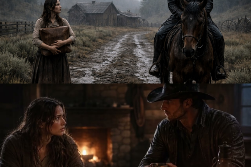 Lone Cowboy Found an Abandoned Mail-Order Bride in the Storm — Not Knowing Love Was All She Had Left