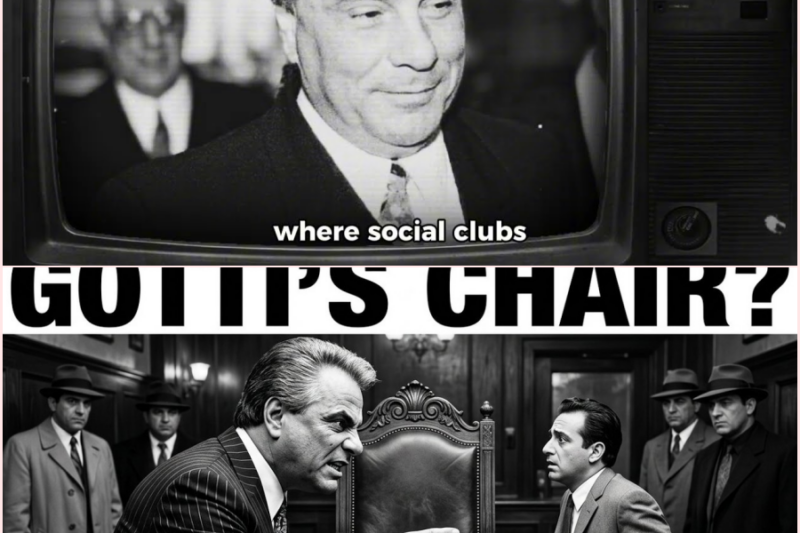 A Stranger Sat in John Gotti’s Chair — What Happened Next Was Brutal 