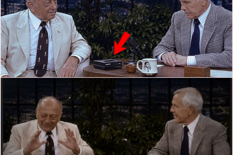 Mel Blanc Placed a TAPE RECORDER On Johnny Carson’s Desk — What Played Left The Studio In Silence