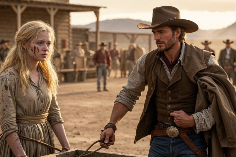She Was Auctioned With Tears in Her Eyes, Until a Cowboy Said “Now You’ll Only Know Joy”