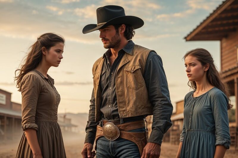 She Was Sold Beside Her Sister, The Cowboy Said “You’ll Both Have A Home With Me”