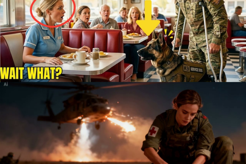 The Disabled Navy SEAL Was Refused a Seat — Until His K9 Recognized the Waitress’s Secret Past