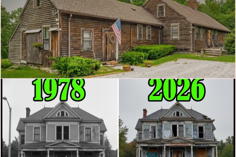 Then and Now Horror Movie Houses Today 