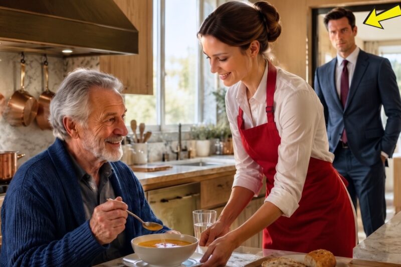 The Millionaire Hired a Cook for His Elderly Father… But She Changed Everything Inside the Mansion