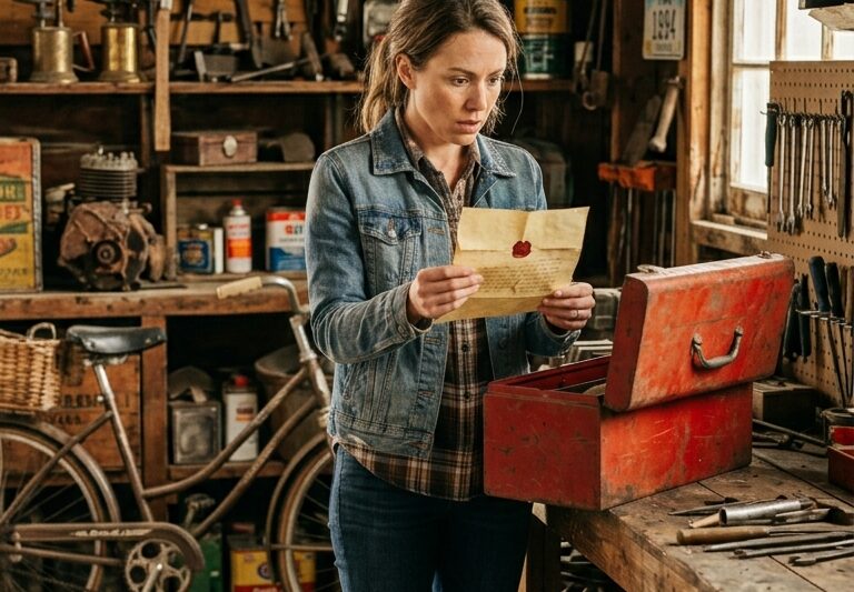 The Unopened Letter in Grandpa Jack’s Toolbox: What Emily Found After 42 Years Changed Everything in Cedar Falls, Iowa