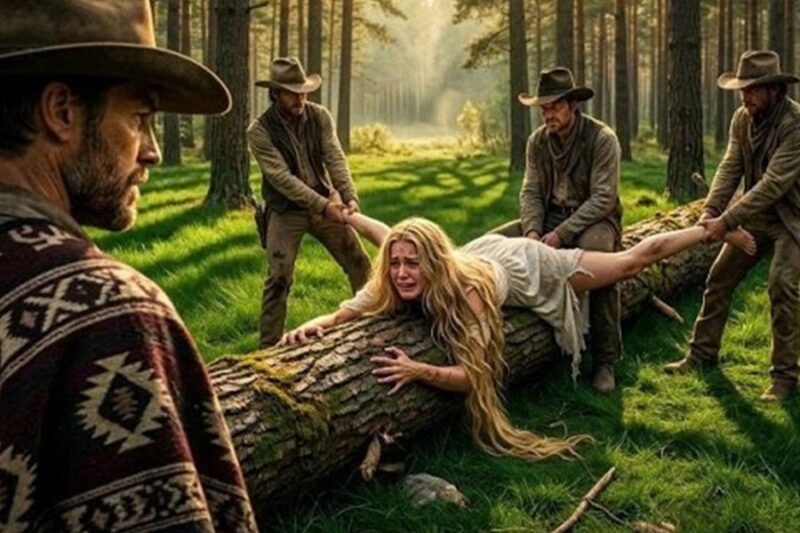 “Don’t Touch Her.” The Nameless Gunslinger Said To 3 Armed Men… They Should Have Listened D