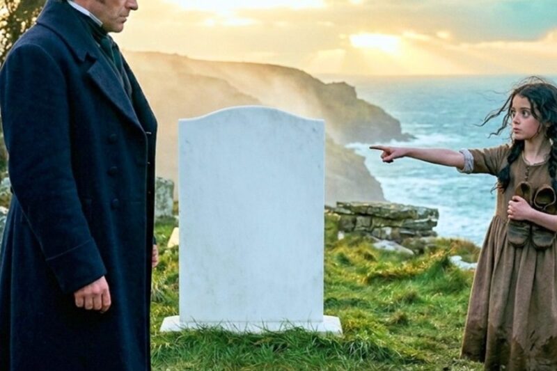 “Sir, that lady isn’t dead. I know where she is!” said the poor girl to the duke at his wife’s grave D