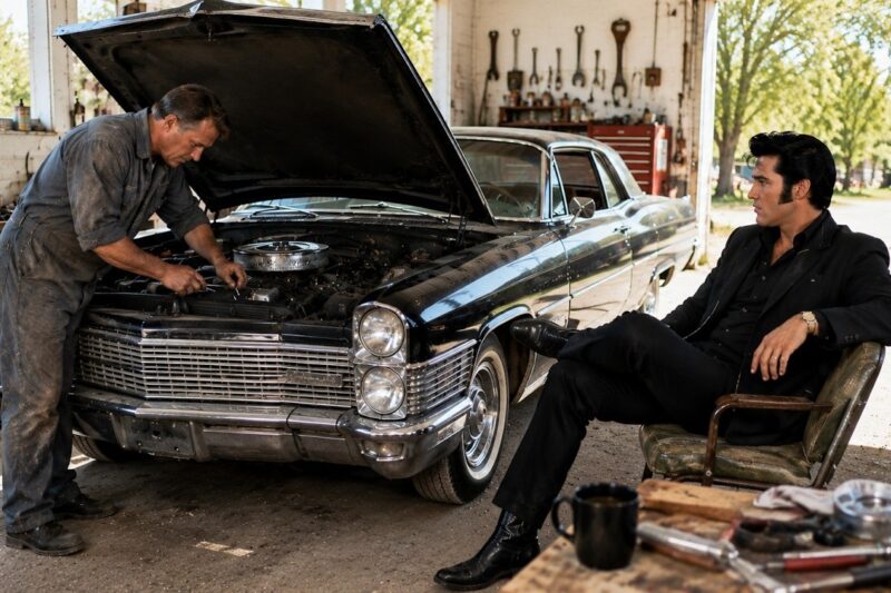Elvis Presley’s Car Broke Down… Then He Changed a Young Man’s Life Forever D