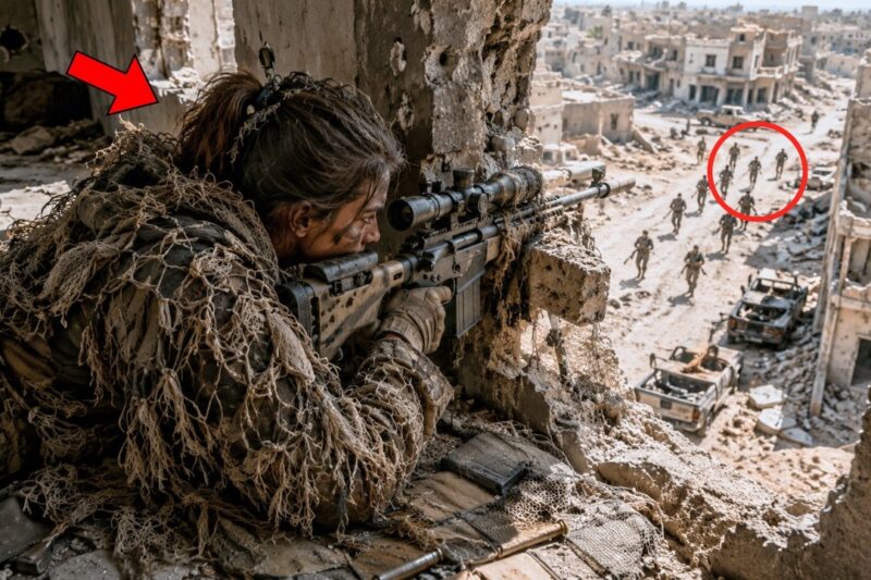 “Last Warning—I’m Recon Trained” — The Female Sniper Cleared 14 Targets Alone D