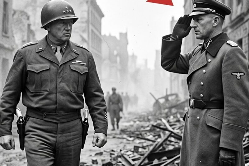 What Did Patton Do When Arrogant SS Generals Demanded a Salute D