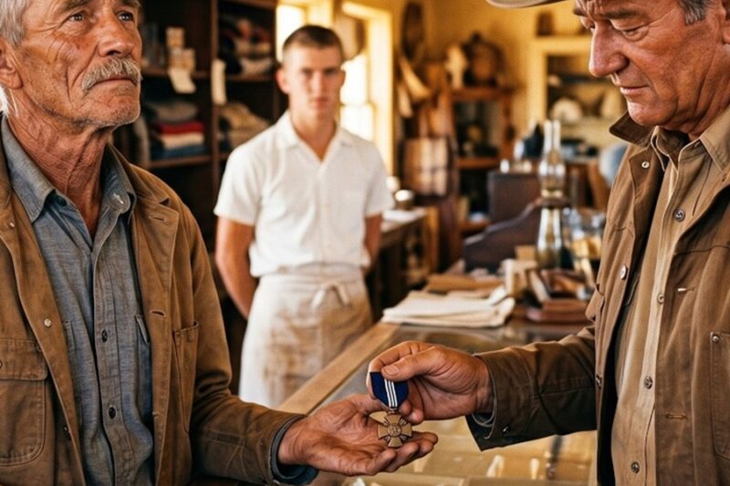 John Wayne Saw A Marine Offered $8 For His Navy Cross In 1965. He Paid $800 D