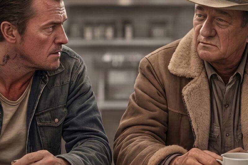 Bullies Harassed Locals in a 1957 New Mexico Diner,Then John Wayne Taught Them a Serious Lesson. D