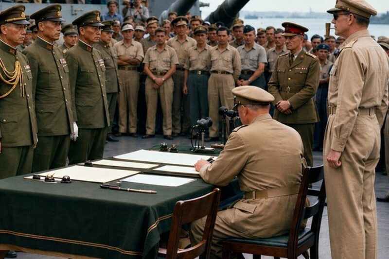What Britain’s General Saw When Japanese Officers Refused to Bow Their Heads at the Surrender D
