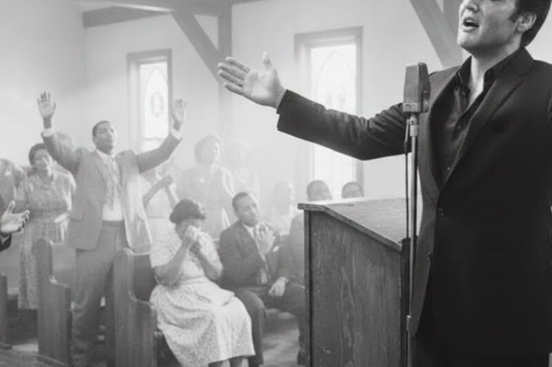Elvis and Johnny Cash Sang GOSPEL Together in a Small Church — The World Was NEVER Meant to Know d