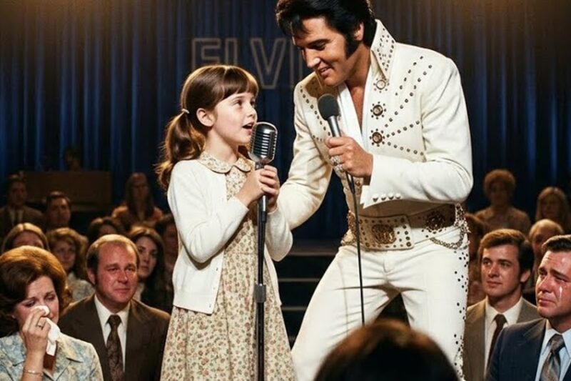 An 8-Year-Old Sang “Love Me Tender” with Elvis — Her Answer Left the Entire Crowd in Tears d